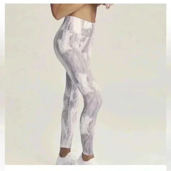 Varley High Rise Full Length Century Canvas Marble Leggings - Picture 1 of 9